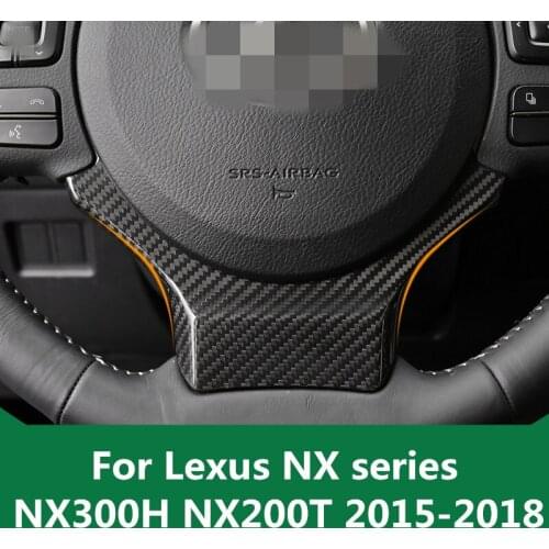 For Lexus NX series NX300H NX200T 2015-2018 steering wheel Sequin decoration Patch Bright strip Modification Car accessories