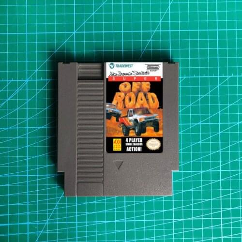 Ivan Ironman Stewarts Super Off-Road - 72 pins 8bit game cartridge