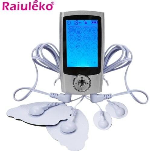Full Body Tens Acupuncture Electric Therapy Massager EMS Muscle Stimulator Meridian Physiotherapy Massager Apparatus Massager
