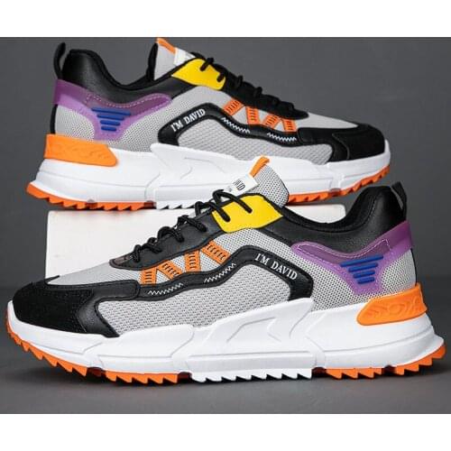 New Young Casual Men Shoes Comfortable Male Casual Sneaker Size 39-44 Suede Running Shoe for Mens Popular 2021 Golf Shoes Man