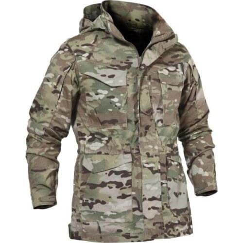 M65 Military Camouflage Male clothing US Army Tactical Mens Windbreaker Hoodie Field Jacket Outwear casaco masculino