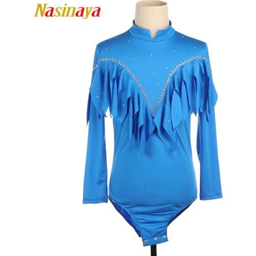 Nasinaya Boys Man Figure Skating Performance Clothing Customized Competition Ice Skating Leotard Kids Patinaje Gymnastics 33