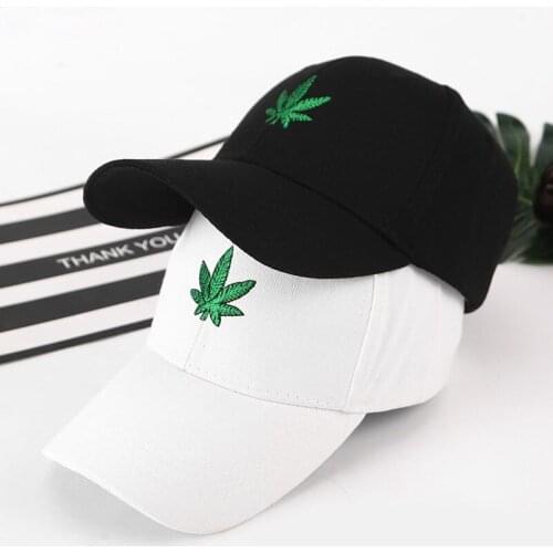 New Maple leaf Baseball Cap Men Women Charm Hemp Leaf Baseball Cap Avoid Outdoor Sun Hot Adjustable Travel Cap Hat CP1026