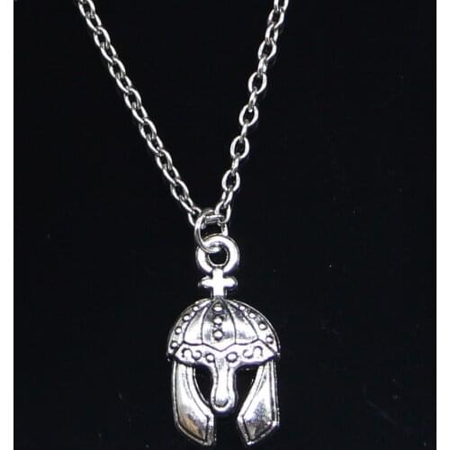 New Fashion Necklace 24x12mm soldiers helmet Pendants Short Long Women Men Colar Gift Jewelry Choker