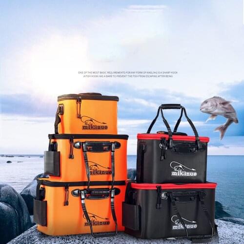 Portable EVA Fishing Bag Collapsible Fishing Bucket Live Fish Box Container fishing gear fishing bag tackle bag fishing bags