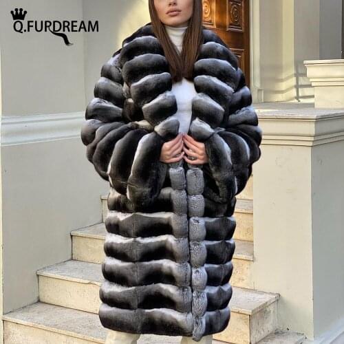 Q.FURDREAM Colored Fur Coats