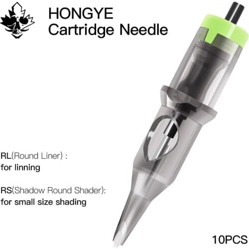 Surprise high-end tattoo equipment supplier HY short needle 20PCS 12#RL RS round needle cutting needle tattoo daily necessities