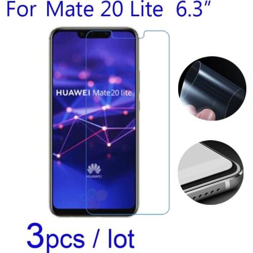 For Huawei Mate 20 Lite/Pro 6.3inch Phone Screen Protectors,3pcs/lot Soft Clear/Matte/Nano Explosion Proof Protective/tion Films