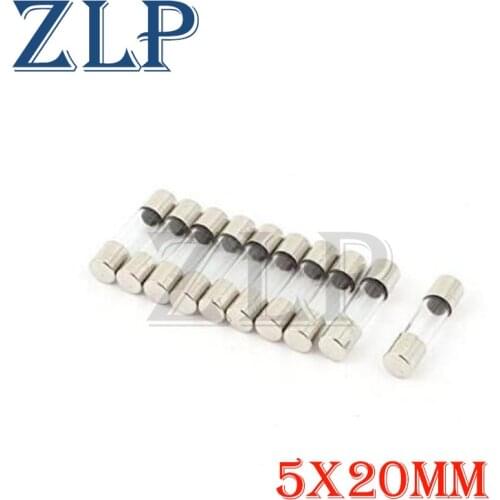 10pcs 5*20 Fast-blow Glass Fuses Assorted Kit 5*20mm 250V 125MA 200MA 250MA 315MA 400MA AMP Tube Fuses