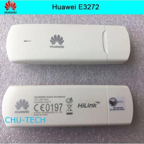 100pcs/lot DHL free Unlocked Huawei E3272 150Mbps LTE 4G USB Modem