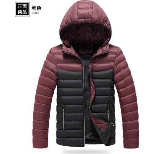 2020 Winter Parkas Jacket Men Down Cotton Parkas Windbreaker Waterproof Hooded Thicken Warm Jackets Overcoat Men