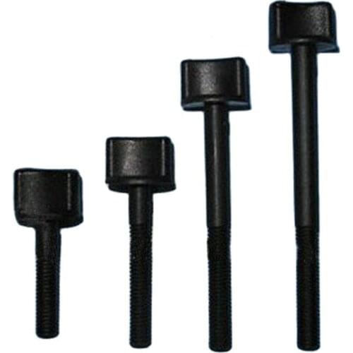 40PCs Metric M6 Nylon Partial Thread Thumb Screws M6x75/60/40/30mm Half Teeth Bolts Hand Tighten Screw Fr RC Model