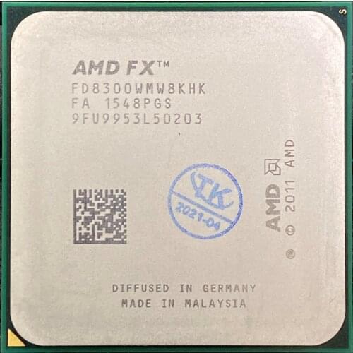 AMD 8300 FX 3.3 FX8300 GHz, processeur huit-coeurs 8M, prise de AM3 + CPU 95W, en gros
