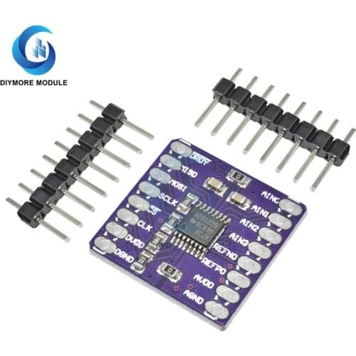 CJMCU-1220 ADS1220 ADC Converter Module Analog to Digital Board High Precision 24 Bits 3-5V SPI I2C/IIC Interface For Arduino
