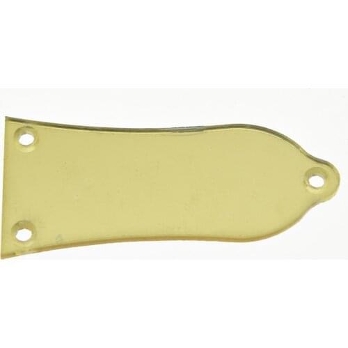 KAISH Gold Mirror Plastic LP Guitar Truss Rod Cover 3 Holes Fits Epiphone Les Paul