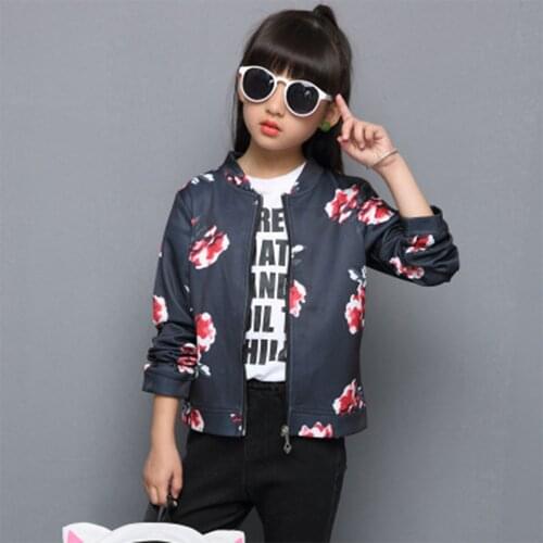 Girls Spring and Autumn Jacket zip-up jacket childrens jacket baby clothing childrens clothing jacket for girls