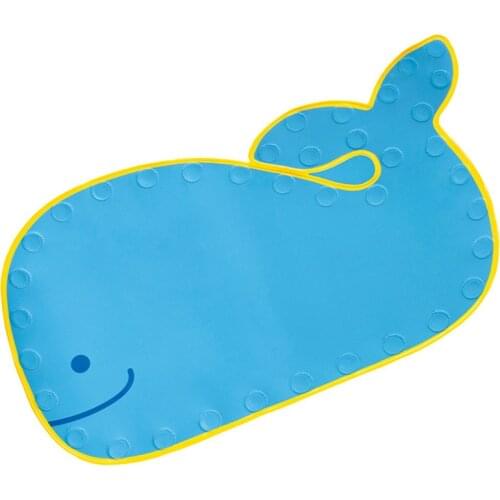 Baby Cartoon PVC Play Mat with Suction Cups Toilet Floor Rug Bathtub Carpet 40*70cm