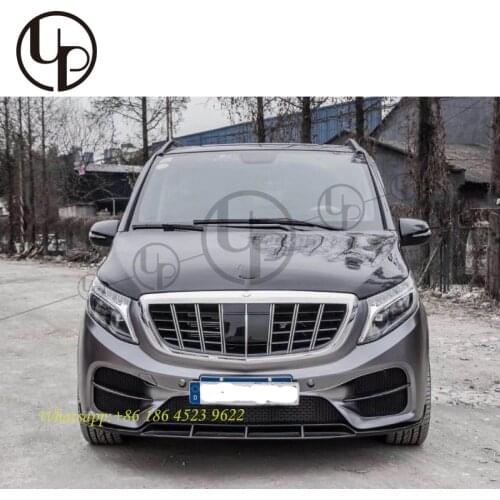 W447 MBM design body kit for Vito metris bumper v class body kit car bumper W447 FRP bonnet