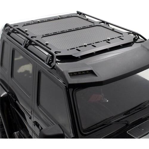 For TRAXXAS TRX6 G63 RC Crawler Upgrade Parts Simulation Metal Car Roof Rack Roof Load Carriers Carbon Fibre Plate
