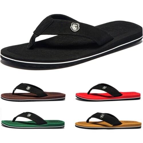 3/Pairs Summer Men Flip Flops Top EVA Beach Sandals Shoes Man Non-slip Male Slippers Comfortable Men Casual Shoes Big Size 50