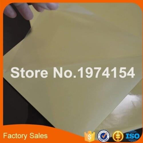 Hot new special 400 sheets self adhesive a4 blank transparent / clear PET label sticker sheets for laser printer 210x297mm