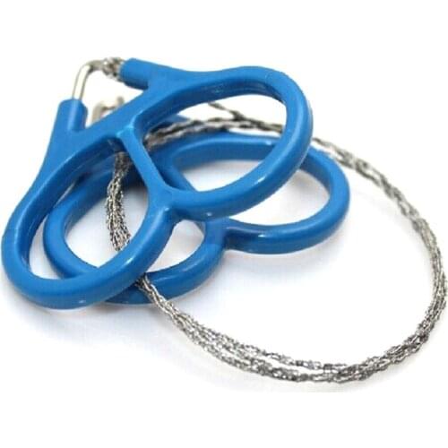 NEW EDC Emergency Gear Stainless Steel Wire Saw Outdoor Practical Camping Hiking Manual Hand Steel Rope Chain Saw Survival Tools