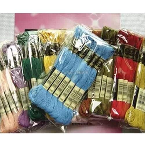 Embroidery Floss Thread Free Shipping Similar DMC 1 Lot=50 Pieces Choose Any Colors
