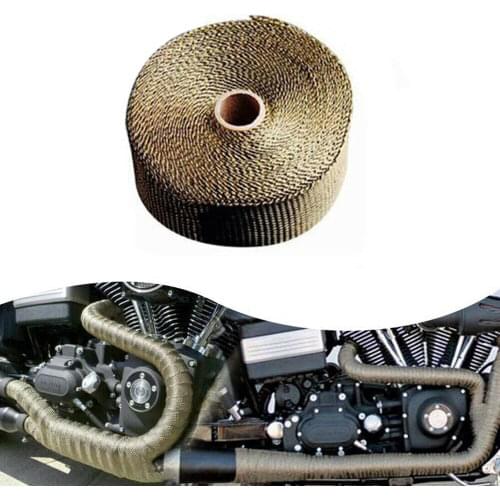 5M Exhaust Manifolds Fiberglass Heat Insulation Tape Thermal Wrap Virgin Fiberglass Accessories For Car Motorcycle