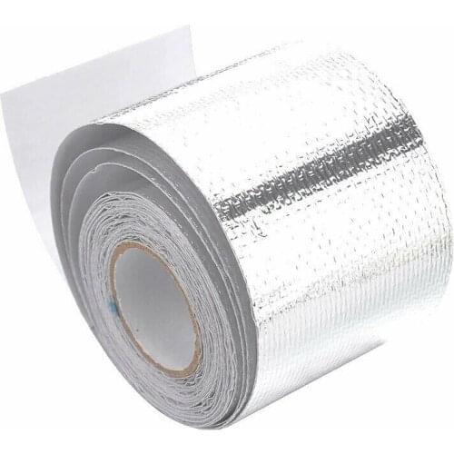 Exhaust Pipe Heat Insulation Winding Tape Front Pipe Anti-hot Exhaust Manifolds Titanium Heat Wrap Tape