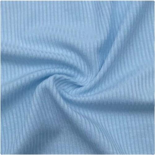 Width 62'' Solid Color High Grade Comfortable Soft Knitted Thin Elastic Fabric By The Yard For T-Shirt Skirt Pants Material