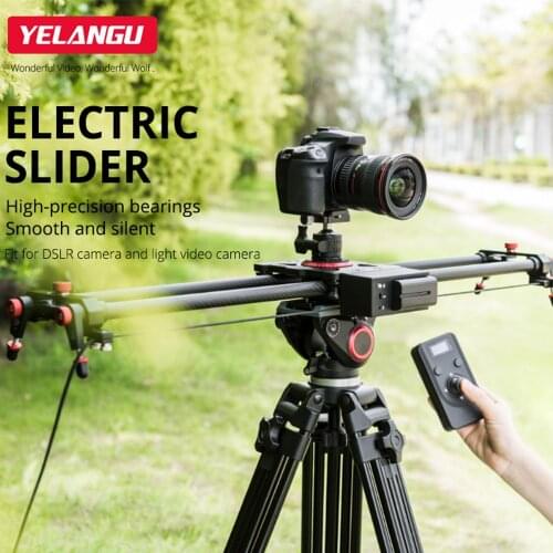 YELANGU L80RC Camera Slider 80CM Electric Motorized Sliding Rail Wireless Remote Control Silent Motor DSLR Video Camera Slider