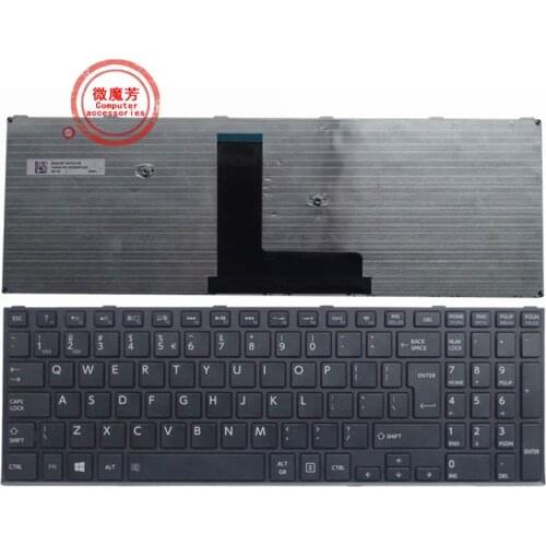 For TOSHIBA C50-B C50D-B C55-B C55D-B C50A-B UK Replace laptop keyboard Black New