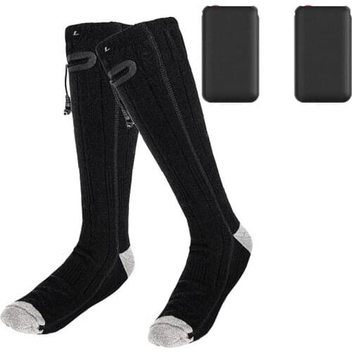 Winter Warm Electric Heating Socks with Power Bank for Unisex Skiing
