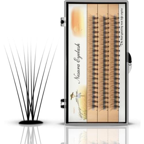 10pcs/Box Korean Style Grafting False Eyelashes Soft False Eyelash Extension Deluxe Lashes Flase Eyelashes 3d Eyelashes