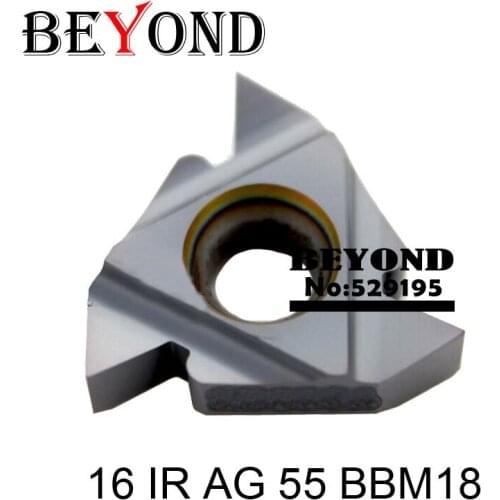 16 IR AG 55 BBM18 ,Indexable Tungsten Carbide Threading Lathe Inserts for Threaded Lathe Holder,thread turning tool holders