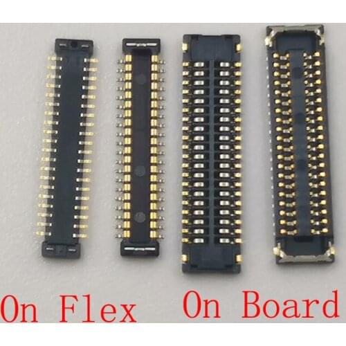 2Pcs LCD Display Screen Plug FPC Connector For Xiaomi Redmi NOTE5 NOTE6 NOTE 6 5 Pro Hongmi 5Pro Note5Pro 6Pro On Board 40pin