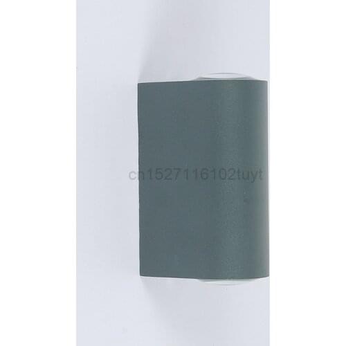 5pcs Led Porch Light 2*5W Waterproof IP65 COB Wall Lamp 10W Aluminum Black/Silver Up Down Lighting Garden Lamp Indoor Outdoor