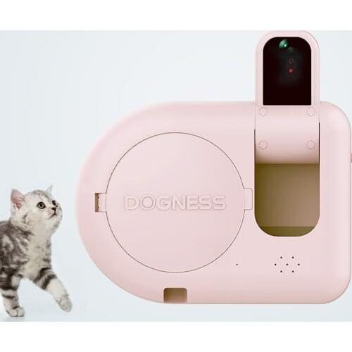 Automatic Cat feeder 2 in 1Dog Artifact Camera Laser Teaser Toy Intelligent Remote Control Dual Way Speak Pet Food Dispenser