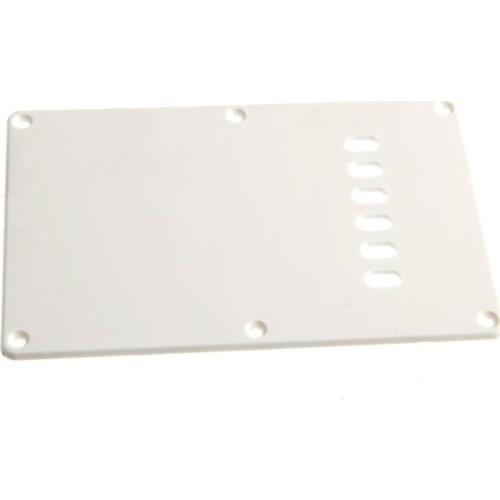 White Back Plate Tremolo Trem Cover for fender Strat Parts New 77HC