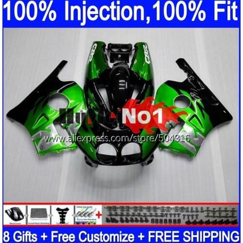 Injection For HONDA CBR 250RR CBR250RR silvery green 90 91 92 93 94 135MC.2 MC22 CBR250 RR 1995 1996 1997 1998 1999 OEM Fairing