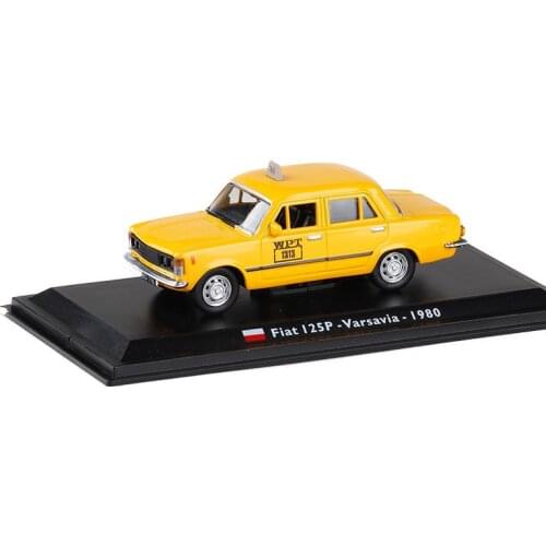Exquisite original 1:43 Fiat I25P taxi alloy model,simulation die-casting car model,collection and gift decoration,free shipping