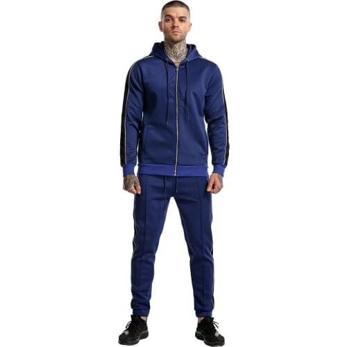 Mens Sweatsuits 2 Piece Hoodie Tracksuit Sets Casual Comfy Running Jogging Sports Suits Athletic Long Sleeve Jacket & Pants Sets