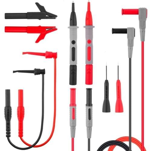ABSF Test Leads Kit, Digital Multimeter Leads, Electronic Professional Diagnostic Set including Alligator Clips,Test Extension