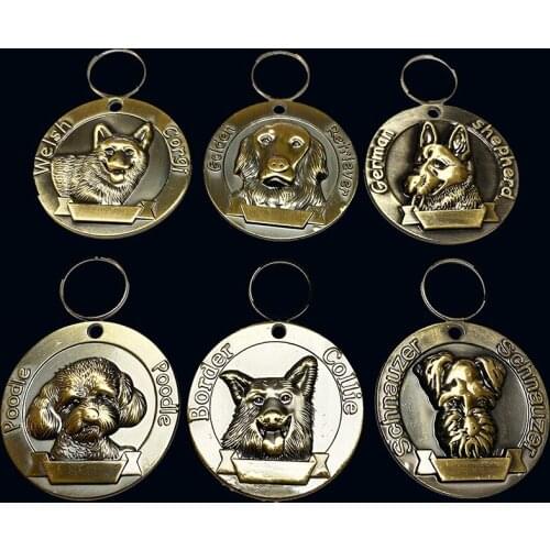 New Personalized Collar Pet ID Tag Engraved Pet ID Name for Cat Puppy Dog Tag Pendant Keyring Pet Accessories Not Engraved