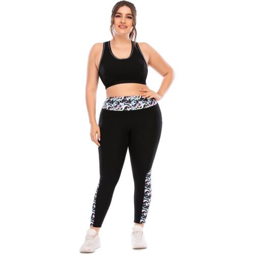 New Women Yoga Suit Sportswear Sportsuits Plus Size For Female Gym Sport Running Sets Big Large Tracksuit Tacking Wear