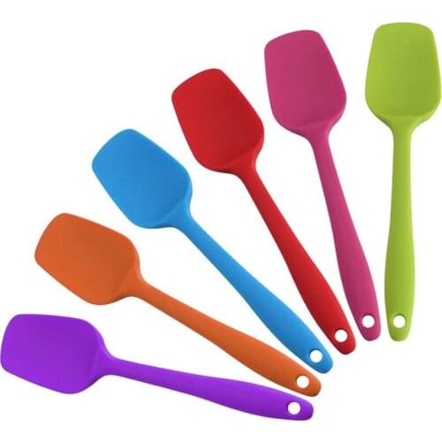 Food Grade Non Stick Silicone Spatula Baking Tools For Cakes Butter Cooking Cookie Pastry Scraper Cake Cream Ice Baking spatula
