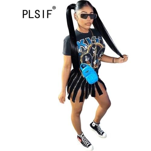 PLSIF Short Dresses For Women