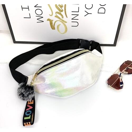 Pouch Laser Light Hip Bum Bag Travel Sport Small Purse Chest Messenger Shoulder Waist Pack Women Girls Waist Fanny Pack Belt Bag