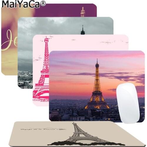 MaiYaCa Custom Skin Eiffel Tower in Paris Rubber Mouse Durable Desktop Mousepad Top Selling Wholesale Gaming Pad mouse