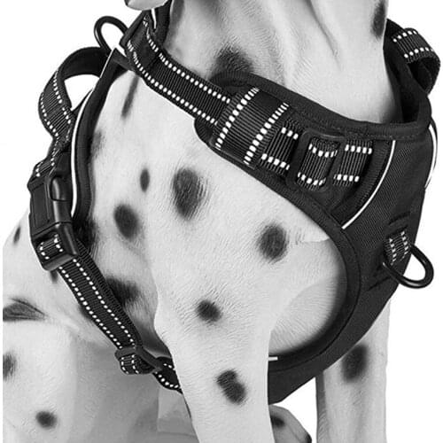 No Pull Dog Harness Vest Nylon Reflective Soft Pet Harness Dog Small Medium Large Extra Large Size Dog Harness